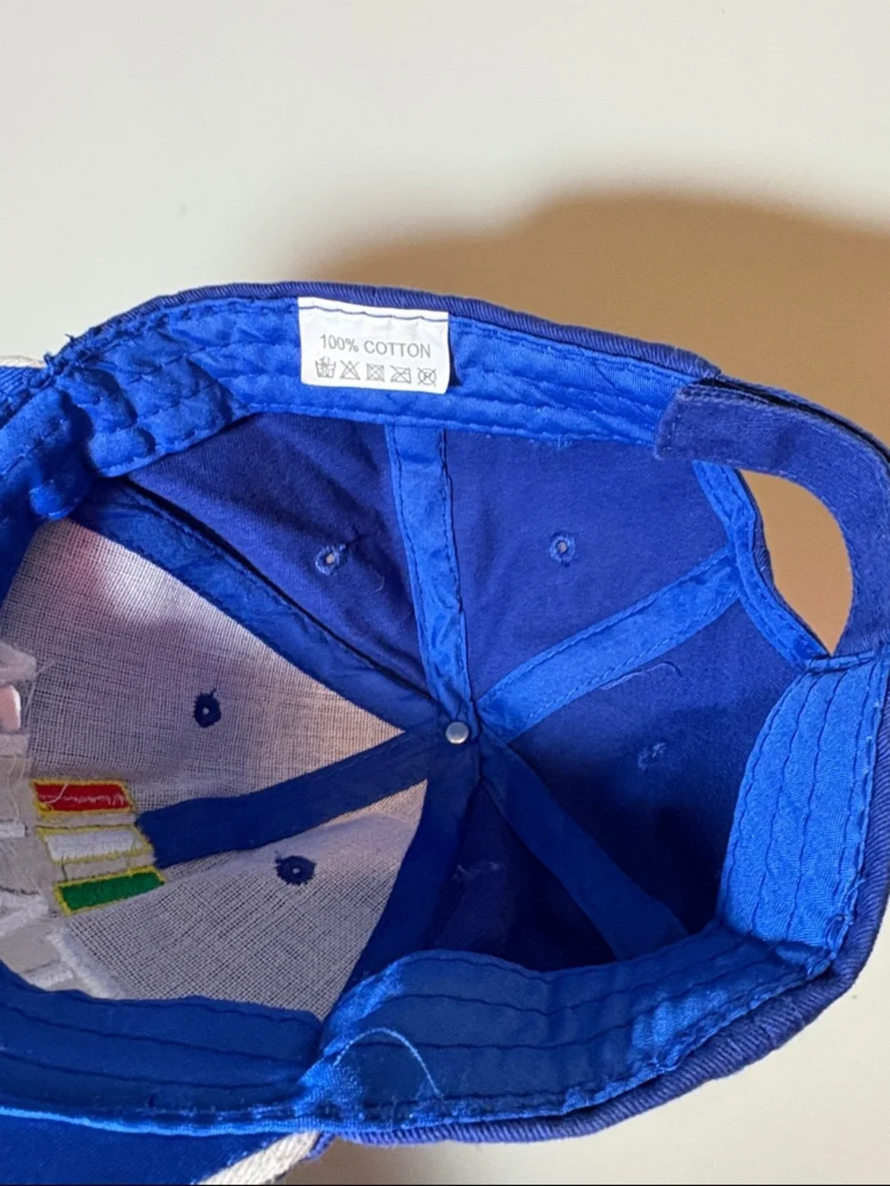 Kid’s Blue Italia Italian Italy Flag and Crest Classic Baseball Cap Velcro Youth